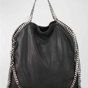 Stella McCartney Black Tote with Chain Strap